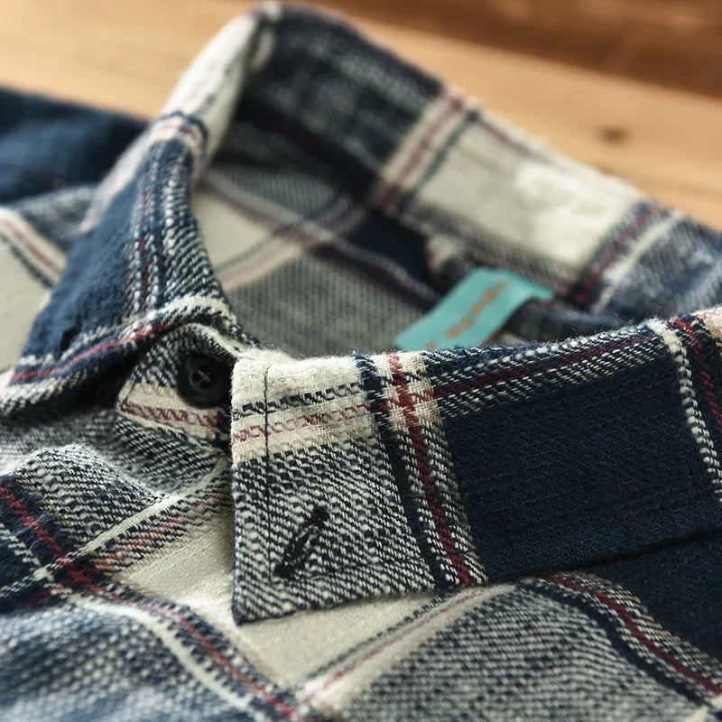 Plaid Button-Up - Shirt CAAYWORLD MEN