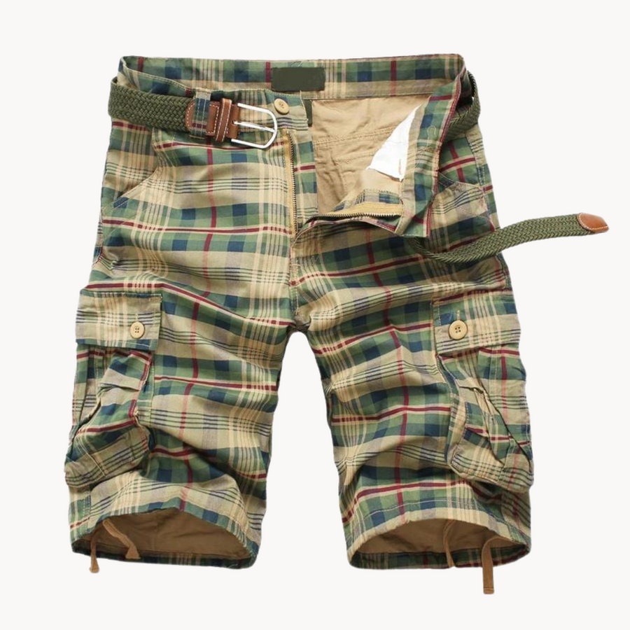 Plaid Cotton - Shorts CAAYWORLD MEN