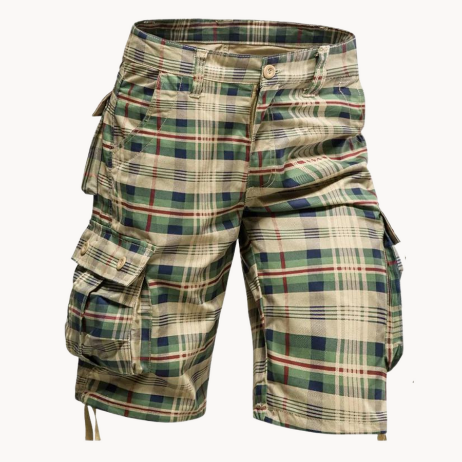 Plaid Cotton - Shorts CAAYWORLD MEN