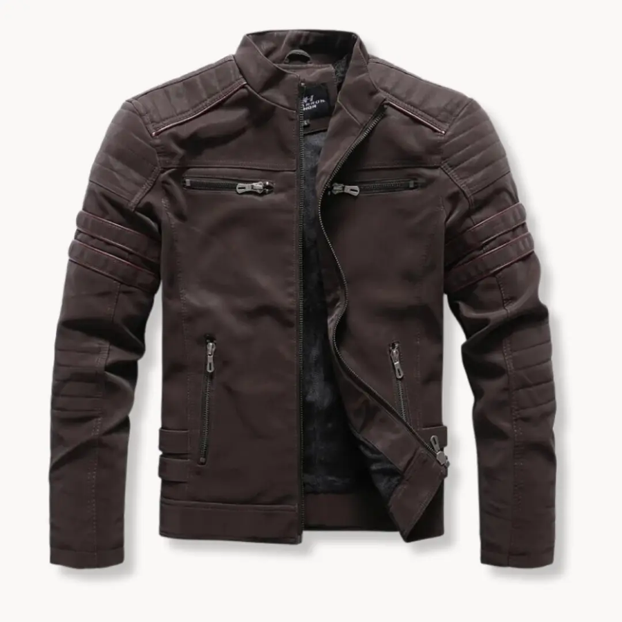 Premium Leather Biker - Jacket CAAYWORLD