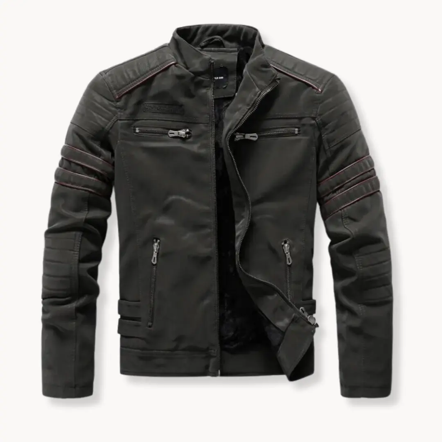 Premium Leather Biker - Jacket CAAYWORLD