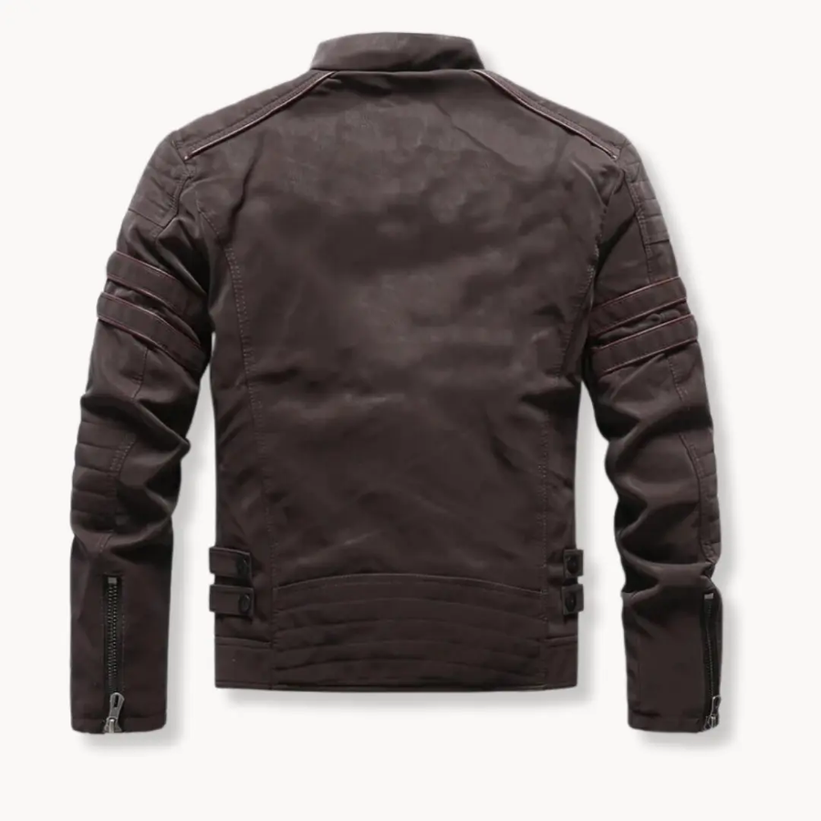 Premium Leather Biker - Jacket CAAYWORLD