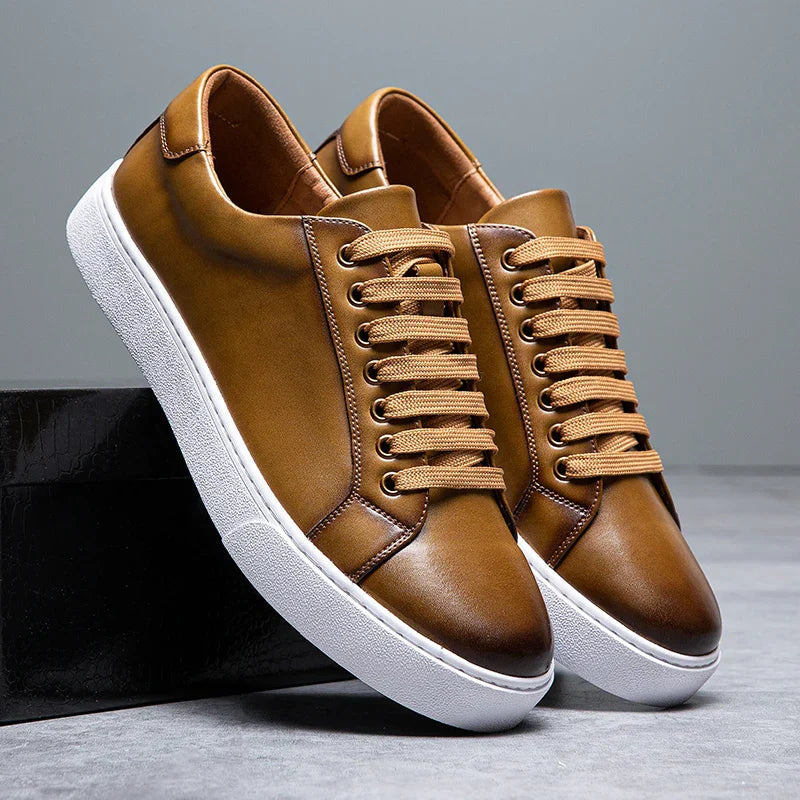 Premium Leather Low-Top - Sneakers CAAYWORLD MEN