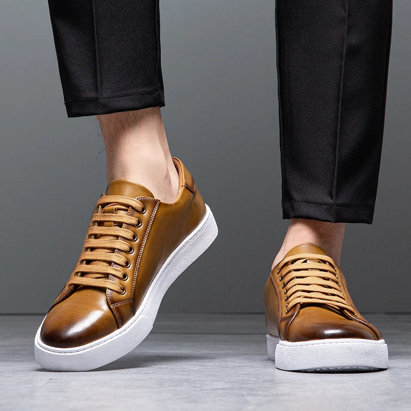 Premium Leather Low-Top - Sneakers CAAYWORLD MEN