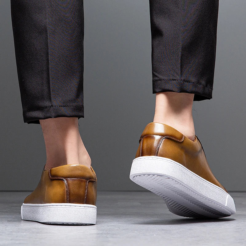 Premium Leather Low-Top - Sneakers CAAYWORLD MEN