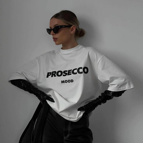Prosecco Oversized Cotton - Shirt CAAYWORLD