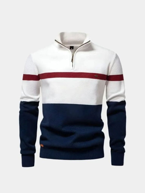 Quarter-Zip Jumper Sweater - CAAYWORLD CAAYWORLD