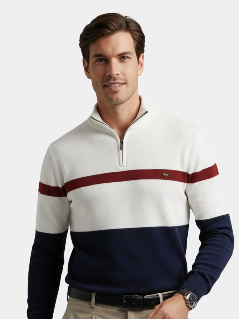 Quarter-Zip Jumper Sweater - CAAYWORLD CAAYWORLD