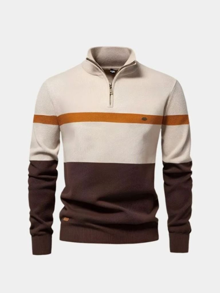 Quarter-Zip Jumper Sweater - CAAYWORLD CAAYWORLD