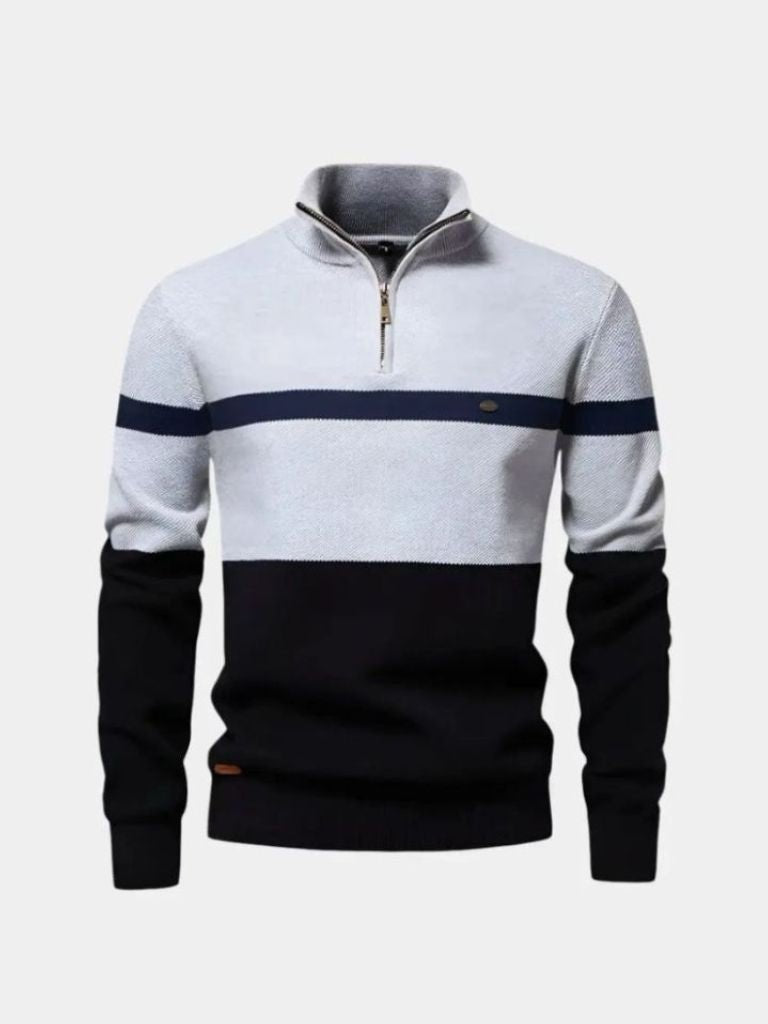 Quarter-Zip Jumper Sweater - CAAYWORLD CAAYWORLD