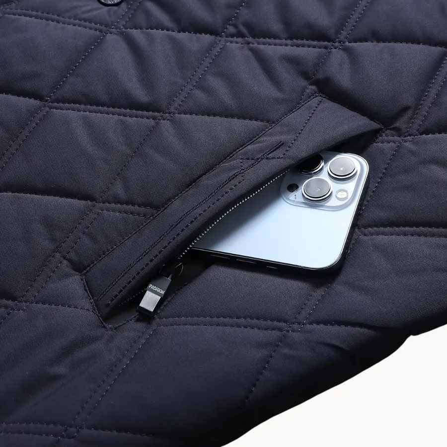 Quilted Tailored Workwear - Coat CAAYWORLD