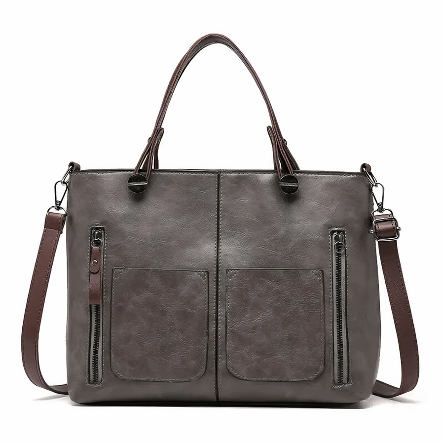 Nancy™ | Leather Bag with Timeless Elegance
