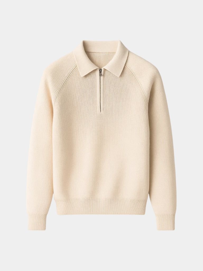 Raglan Quarter Zip Sweater - CAAYWORLD CAAYWORLD