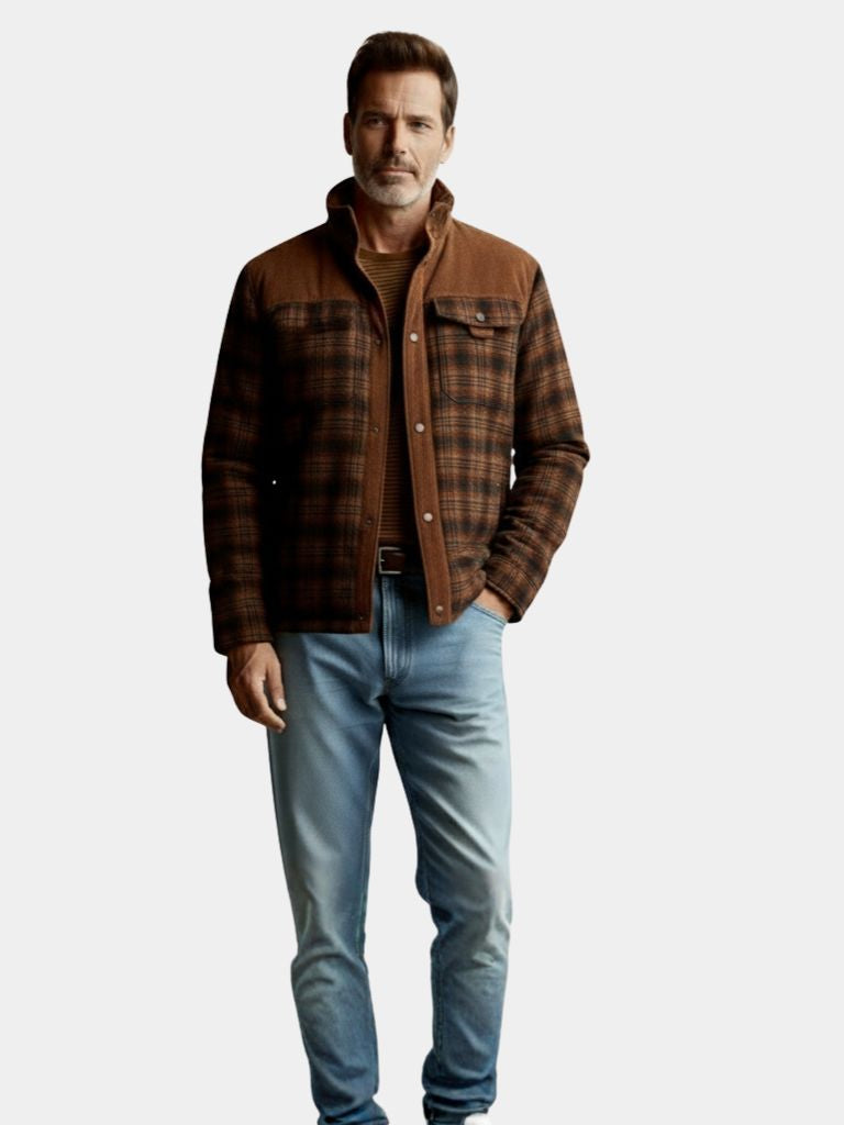 Redwood Rustic Flannel Jacket - CAAYWORLD CAAYWORLD