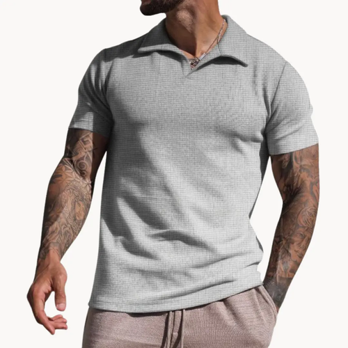 Refined Cotton Piqué Polo - T-Shirt CAAYWORLD