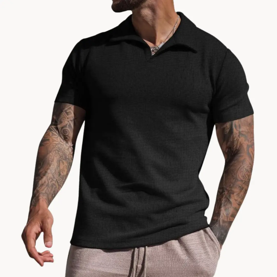 Refined Cotton Piqué Polo - T-Shirt CAAYWORLD