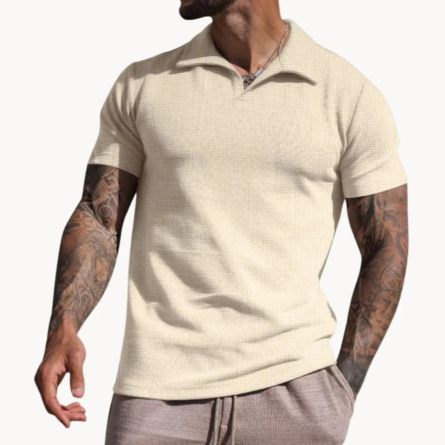Refined Cotton Piqué Polo - T-Shirt CAAYWORLD