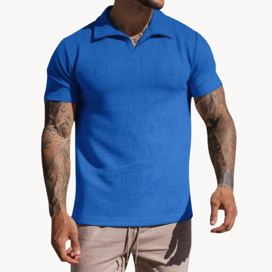 Refined Cotton Piqué Polo - T-Shirt CAAYWORLD