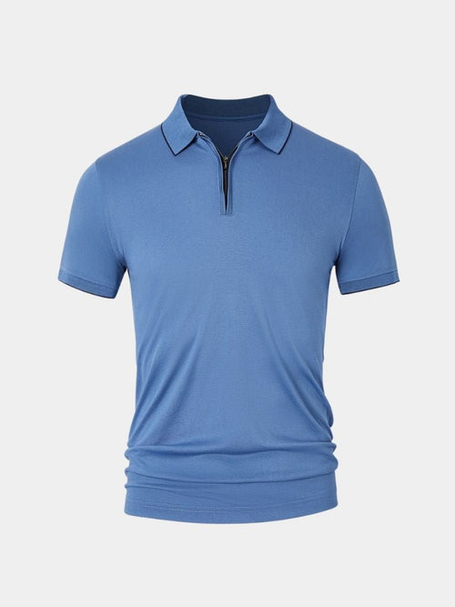Regis Quarter Zip Polo – CAAYWORLD CAAYWORLD