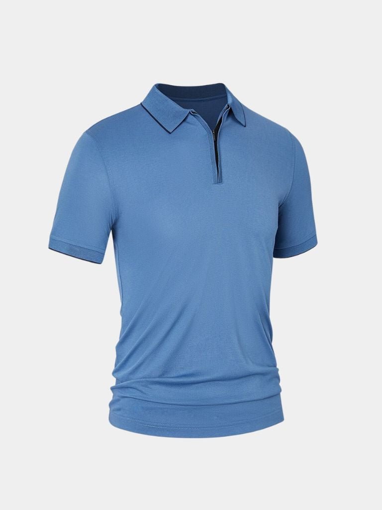 Regis Quarter Zip Polo – CAAYWORLD CAAYWORLD