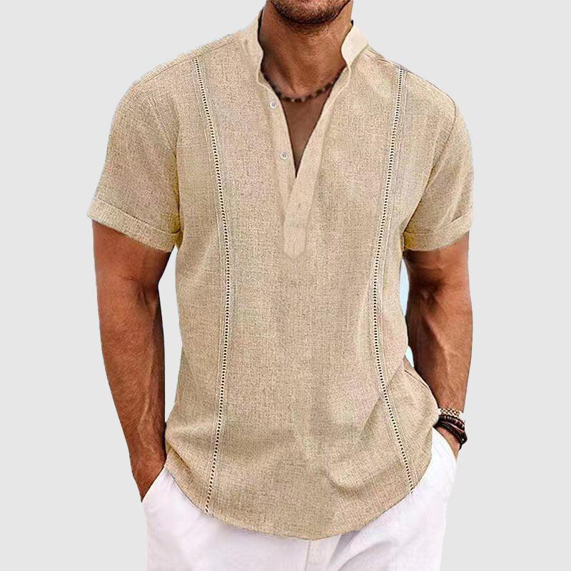 Relaxed Linen Button-Down - Shirt CAAYWORLD MEN