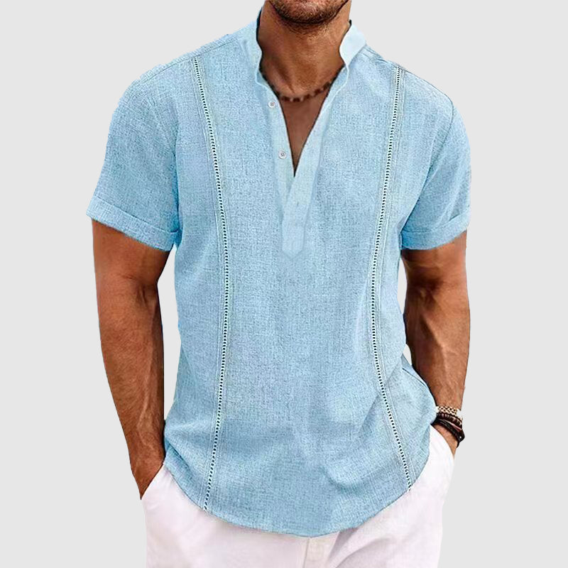Relaxed Linen Button-Down - Shirt CAAYWORLD MEN