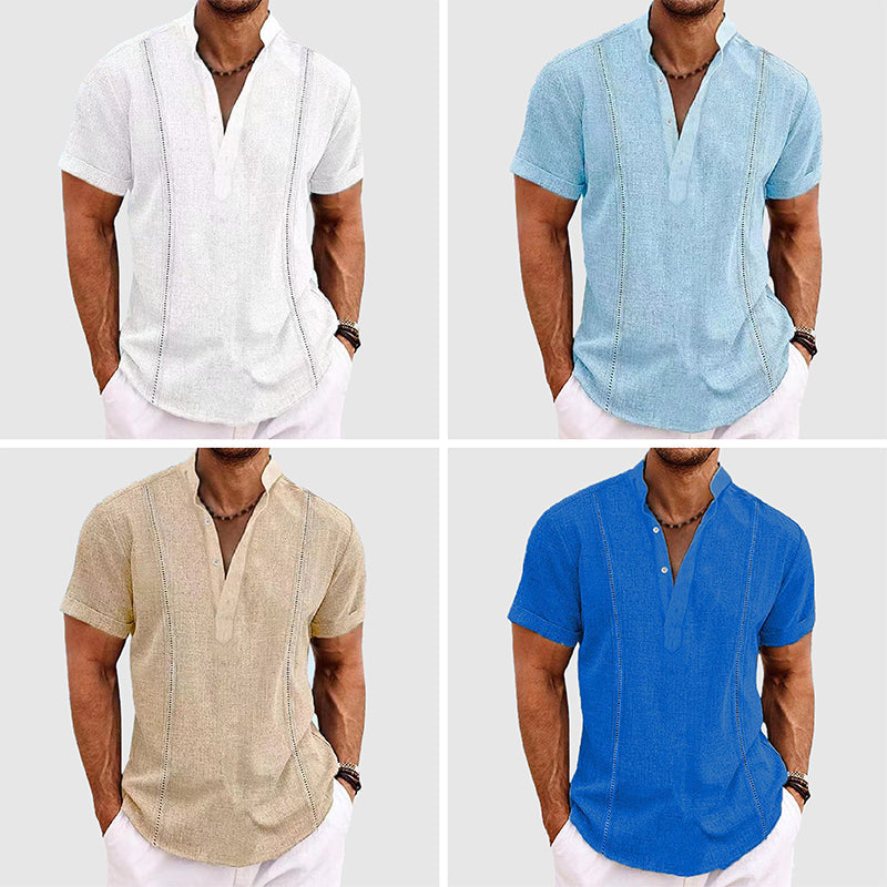 Relaxed Linen Button-Down - Shirt CAAYWORLD MEN
