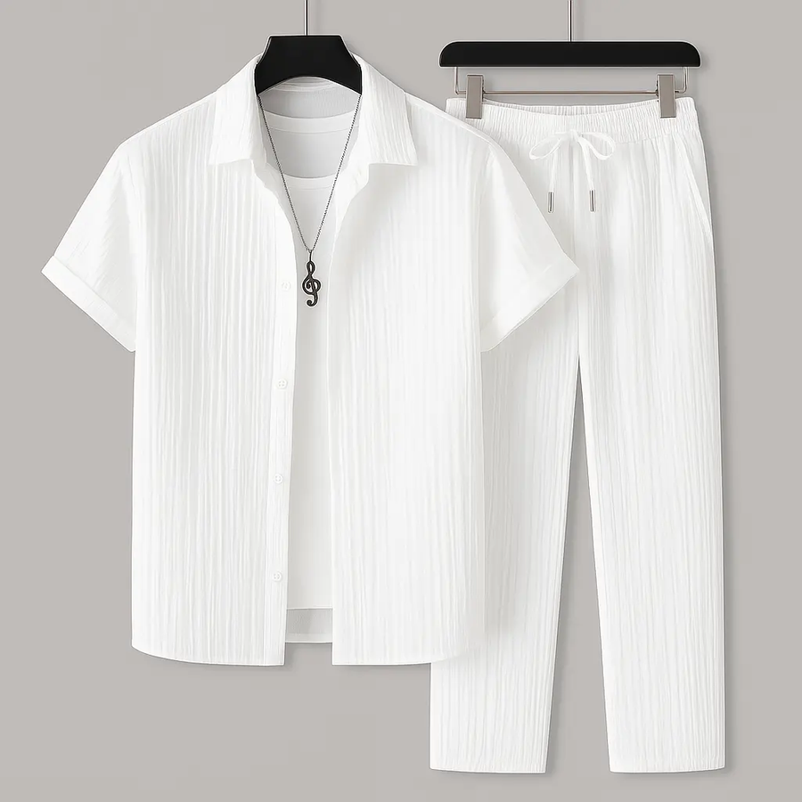 Relaxed Linen - Two-Piece Set CAAYWORLD