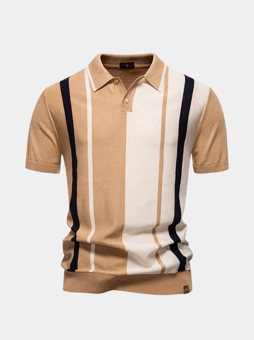 Retro Stripe Polo – CAAYWORLD CAAYWORLD