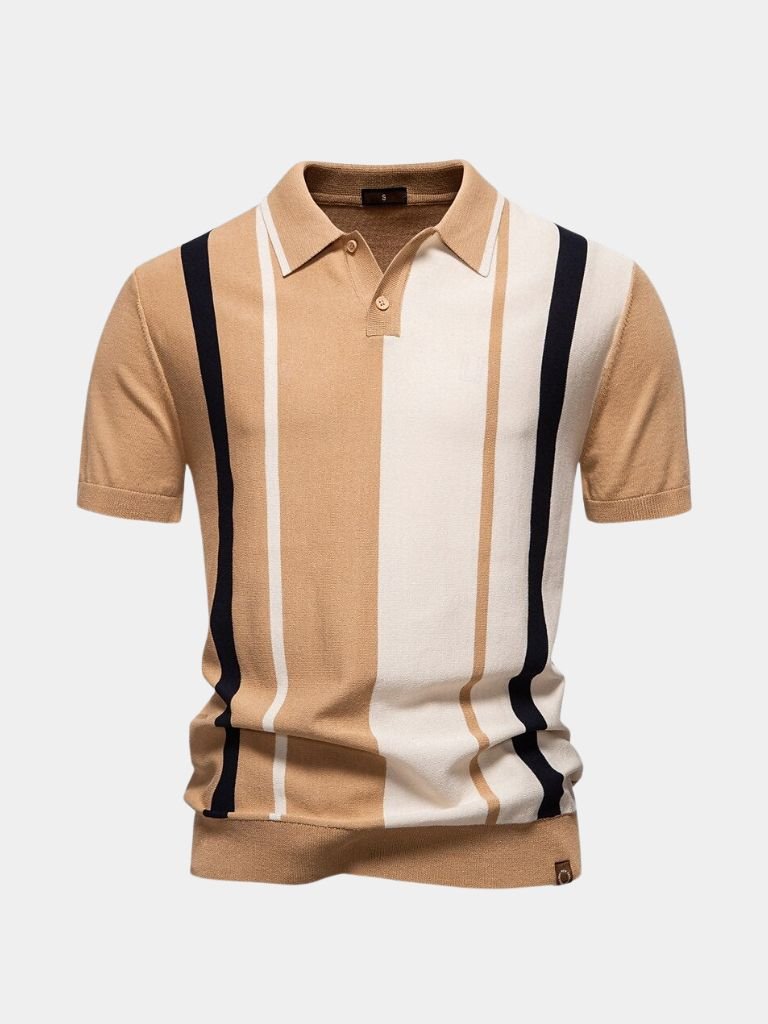 Retro Stripe Polo – CAAYWORLD CAAYWORLD