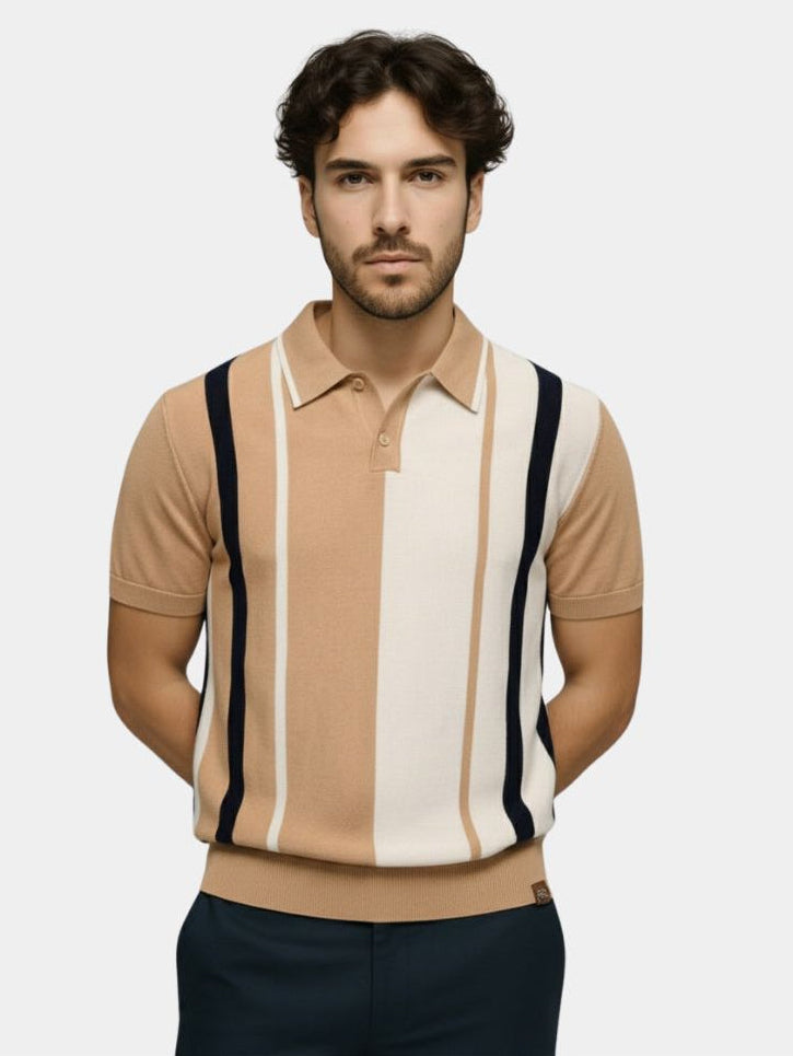 Retro Stripe Polo – CAAYWORLD CAAYWORLD