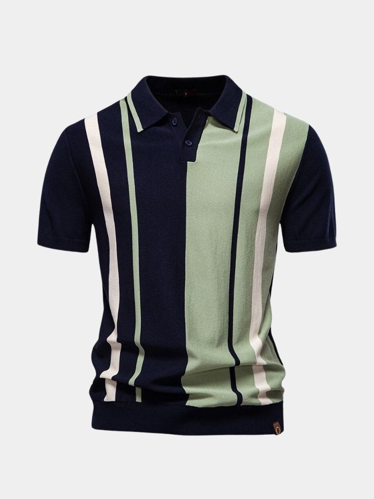 Retro Stripe Polo – CAAYWORLD CAAYWORLD
