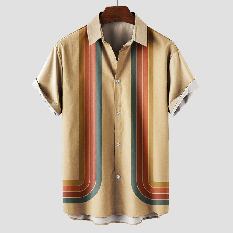 Retro Sunset Graphic - T-Shirt CAAYWORLD MEN