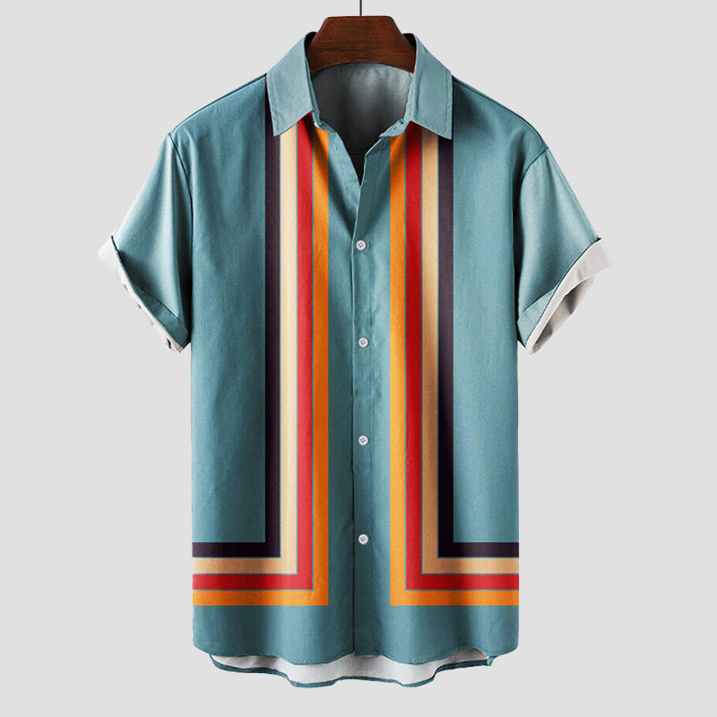 Retro Sunset Graphic - T-Shirt CAAYWORLD MEN