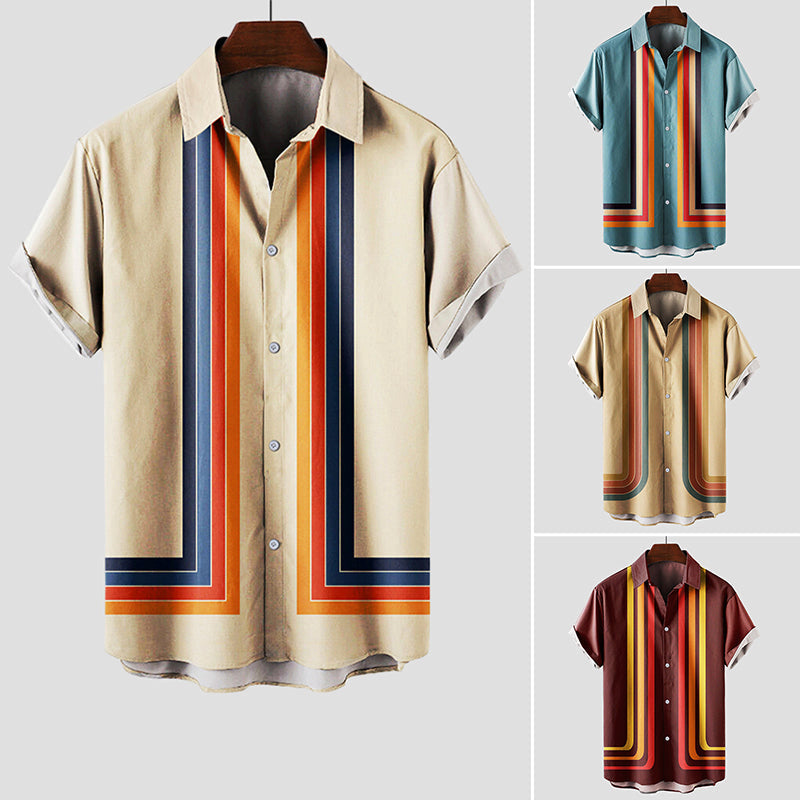 Retro Sunset Graphic - T-Shirt CAAYWORLD MEN