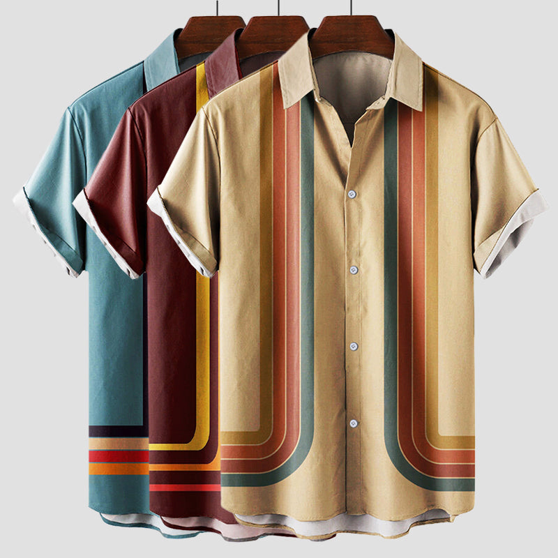 Retro Sunset Graphic - T-Shirt CAAYWORLD MEN