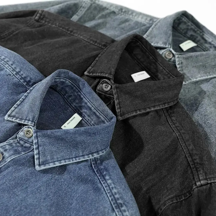 Retro Washed Denim - Shirt CAAYWORLD
