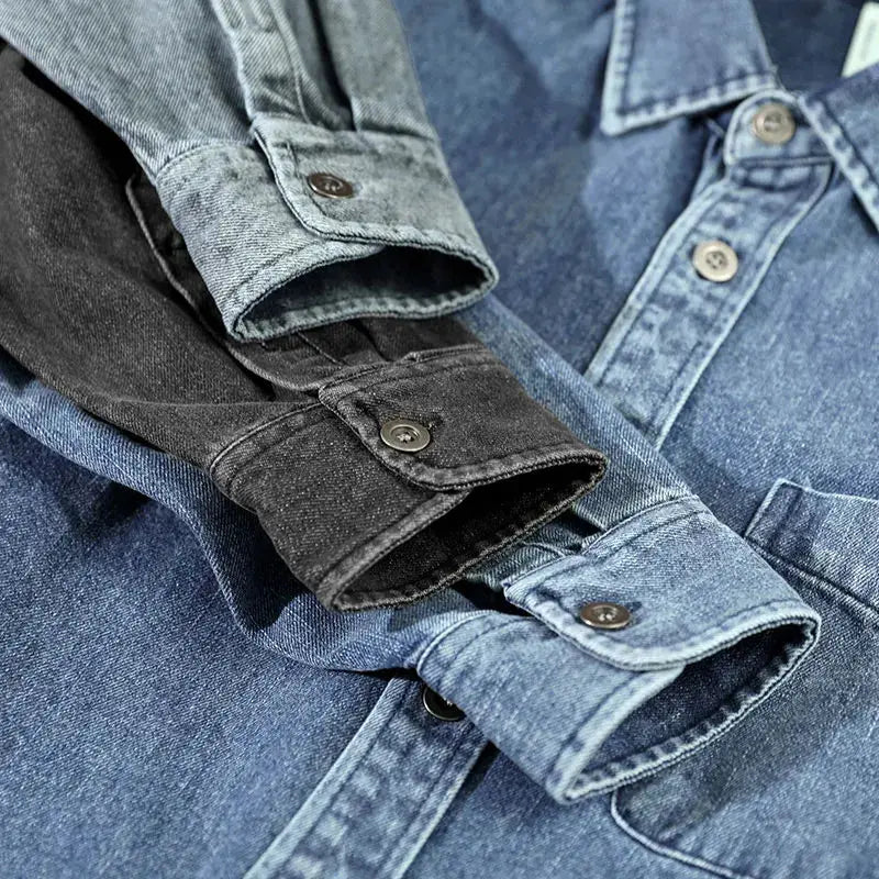 Retro Washed Denim - Shirt CAAYWORLD