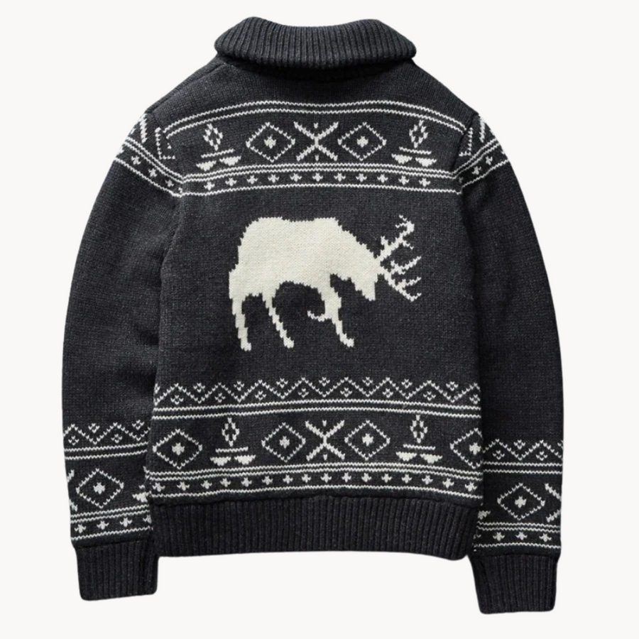 Ribbed Knit Casual - Sweater Jacket CAAYWORLD MEN