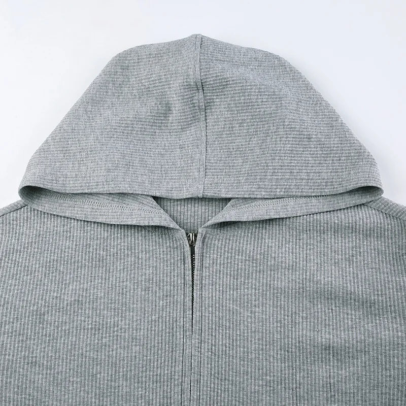 Ribbed Knit Loungewear - Two-Piece Set CAAYWORLD