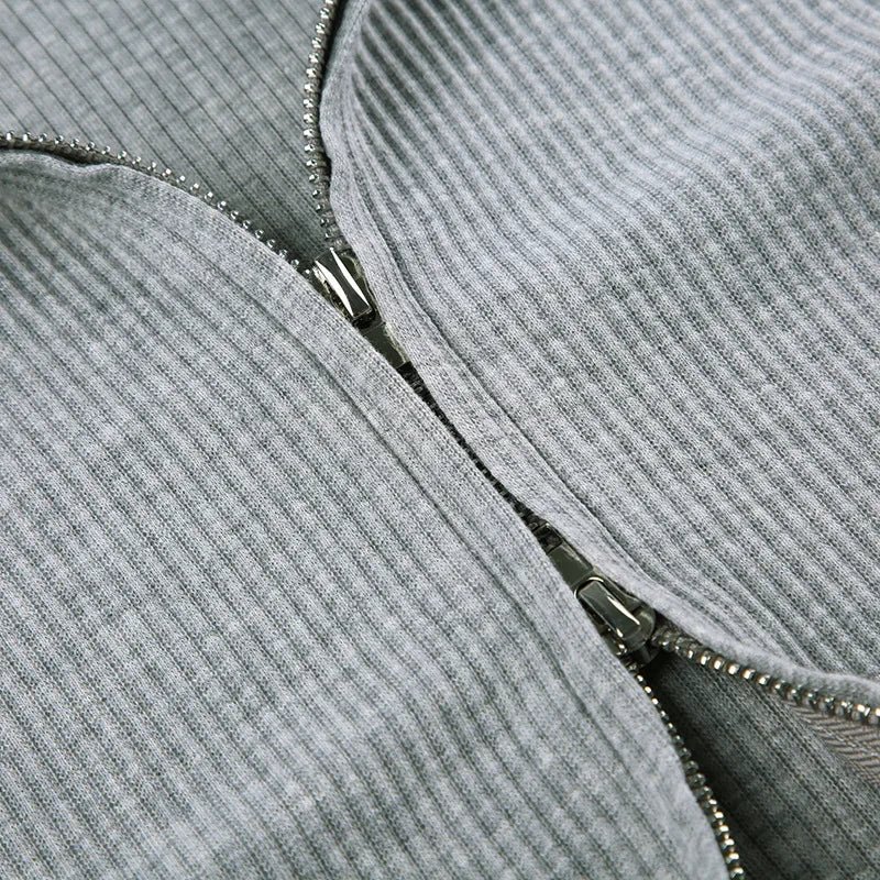 Ribbed Knit Loungewear - Two-Piece Set CAAYWORLD