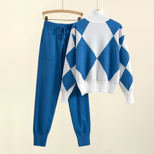 Ribbed Knit Two-Piece - Two-Piece Set CAAYWORLD