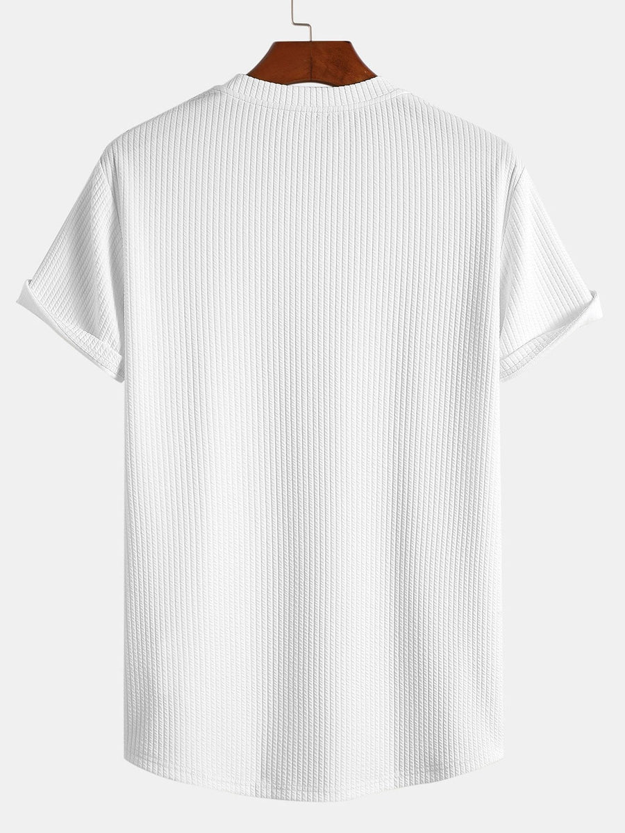 Ribbed Muscle Fit - T-Shirt CAAYWORLD MEN