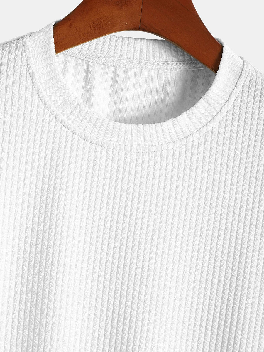 Ribbed Muscle Fit - T-Shirt CAAYWORLD MEN