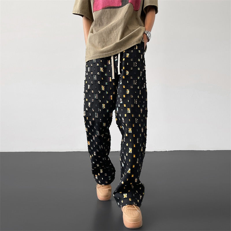 Ripped Patchwork - Pants CAAYWORLD MEN