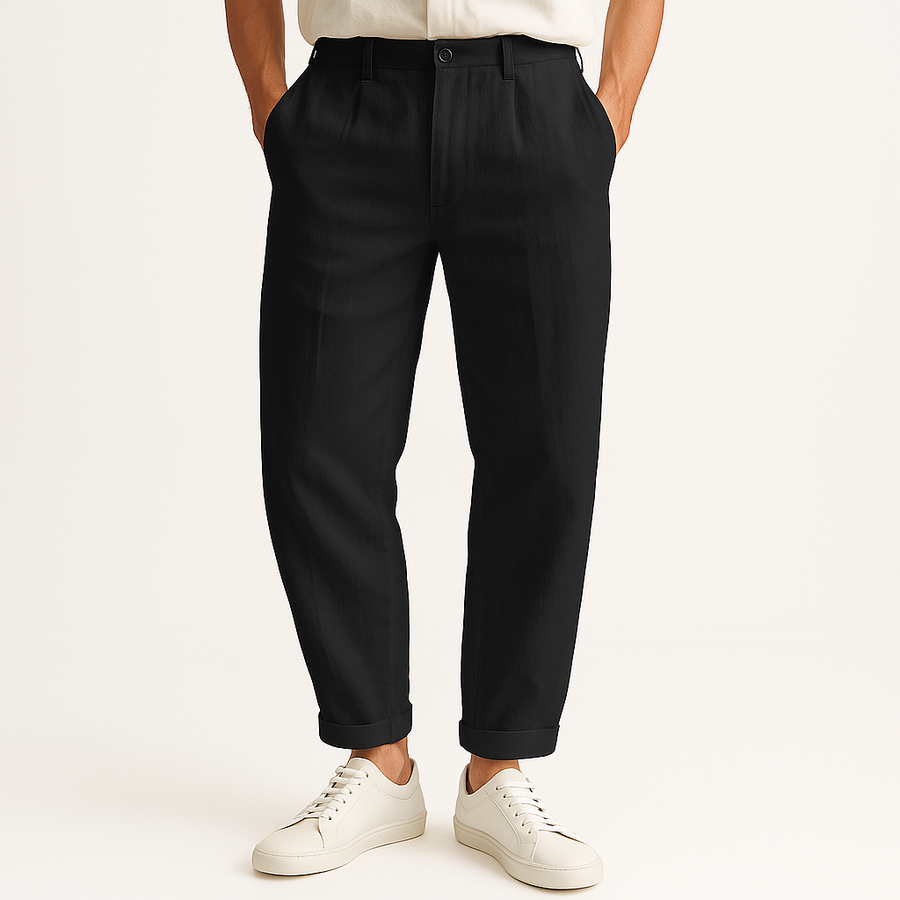 Riviera Linen Straight-Cut - Pants CAAYWORLD