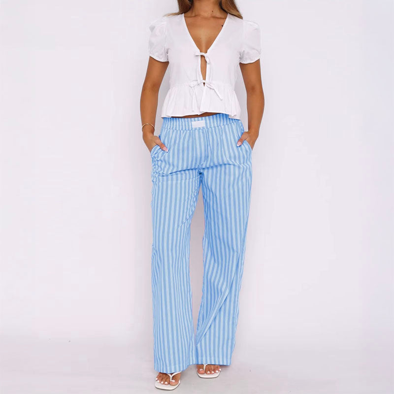 Riviera Striped - Trousers CAAYWORLD