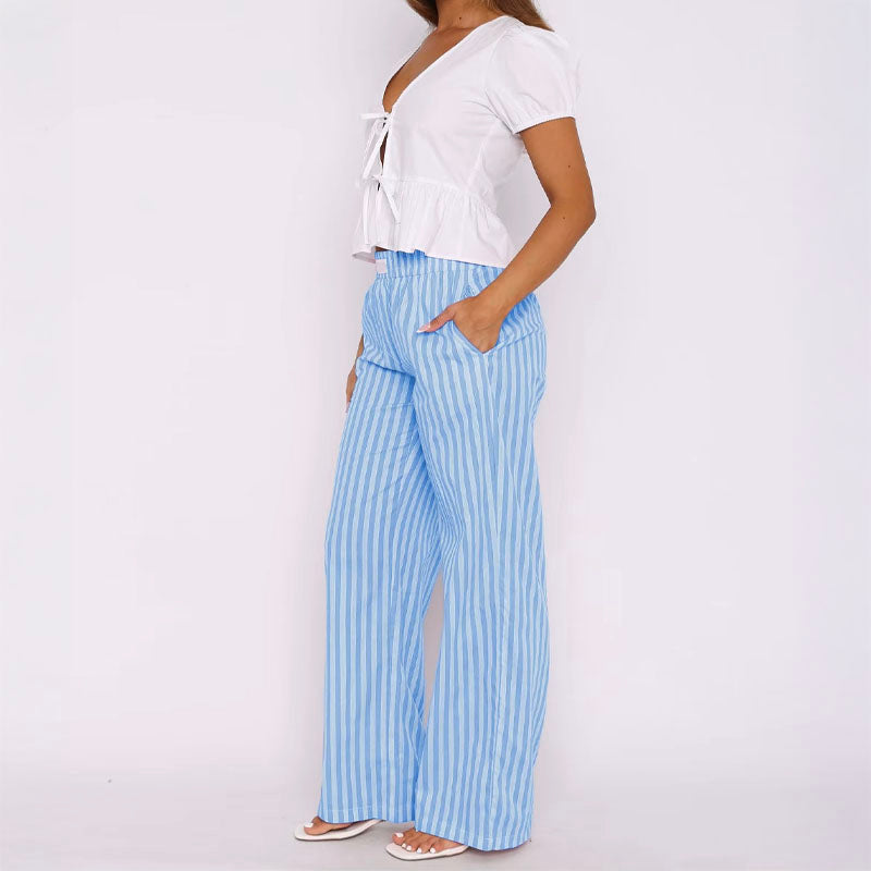 Riviera Striped - Trousers CAAYWORLD