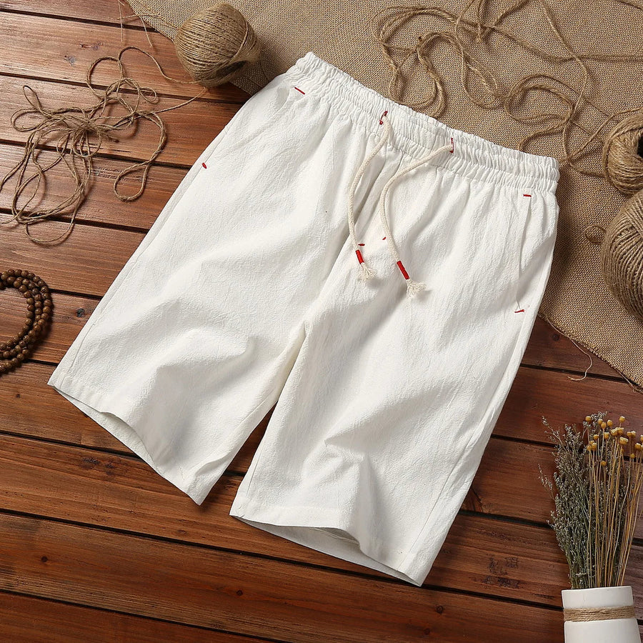 Riviere Cotton Relaxed Fit - Shorts CAAYWORLD MEN