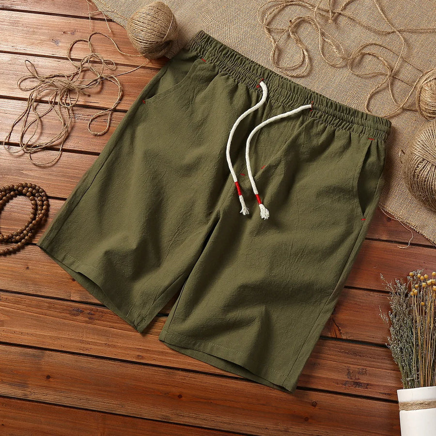 Riviere Cotton Relaxed Fit - Shorts CAAYWORLD MEN